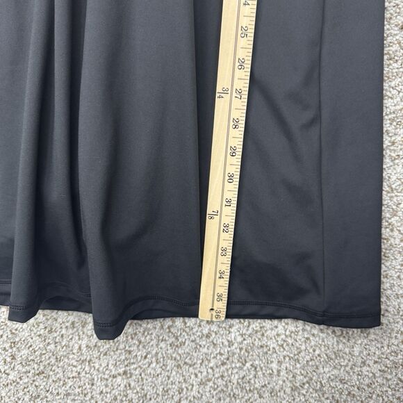 Reebok Retro Acvite Tennis Dress Black Women XL Attached Short Bra With Pads New - Picture 16 of 16